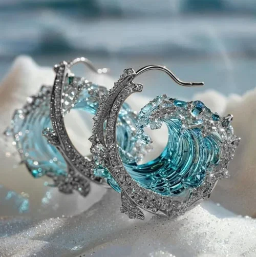 Vivienne™ | Brincos Oceano