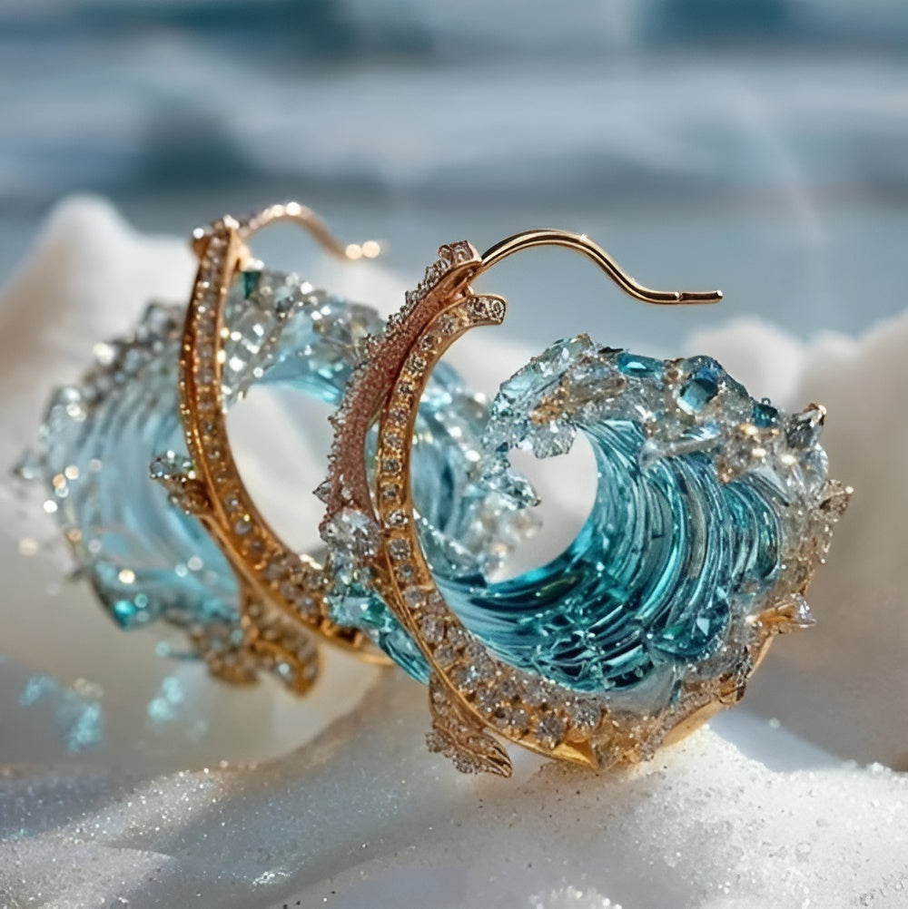 Vivienne™ | Brincos Oceano